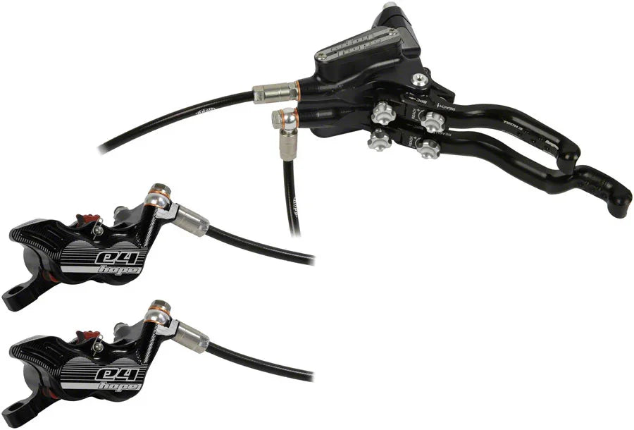 Tech 3 E4 Duo Disc Brake Lever - Left Hand Front Rear Hydraulic Post Mount BLK - Bicycle Warehouse