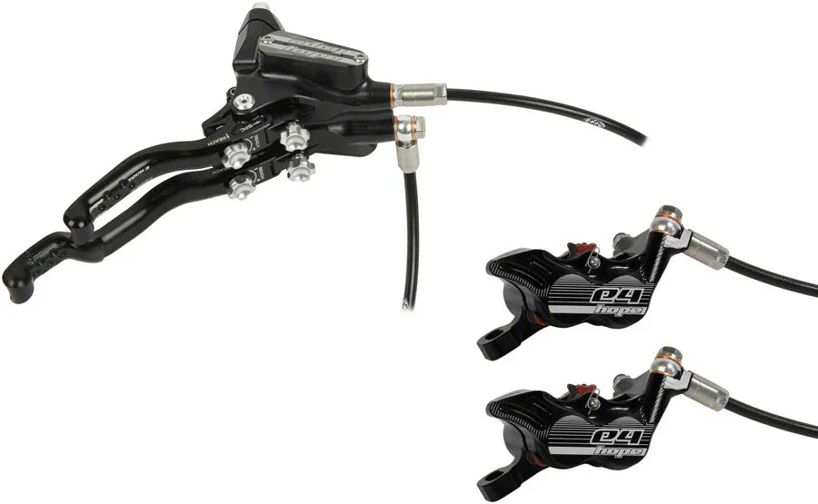 Tech 3 E4 Duo Disc Brake Lever - Right Hand Front Rear Hydraulic Post Mount BLK - Bicycle Warehouse