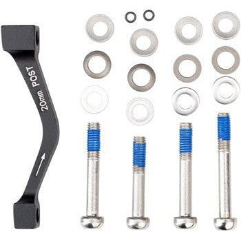 Quality SRAM/ Avid 20mm Post-Mount Disc Caliper to Post Mount Frame/Fork Adaptor with Stainless Bolts Kits for Regular and CPS Calipers - Brakes - Bicycle Warehouse