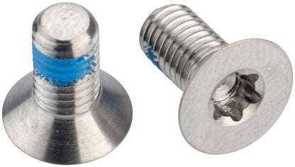 Flat Mount Fork Adaptor Bolts 5mm Titanium - Bicycle Warehouse