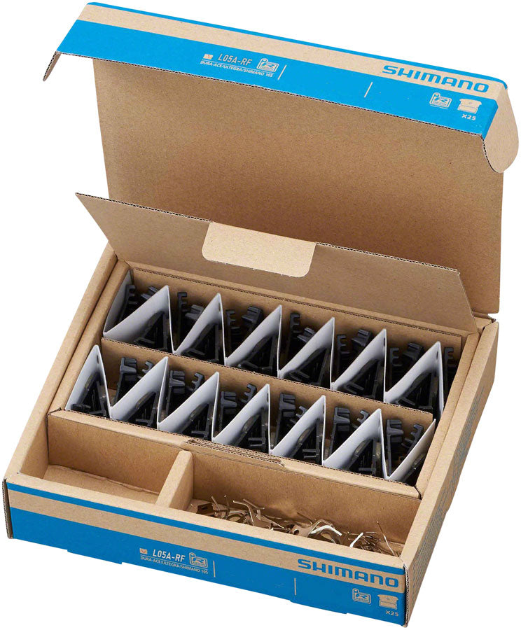 L05A-RF Disc Brake Pad Spring - Resin Compound Finned Alloy Back Plate Box/25 pair - Bicycle Warehouse