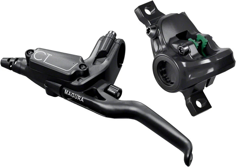 Magura MT C4 Disc Brake and Lever - Rear Hydraulic 2-Piston Post Mount Black - Bicycle Warehouse