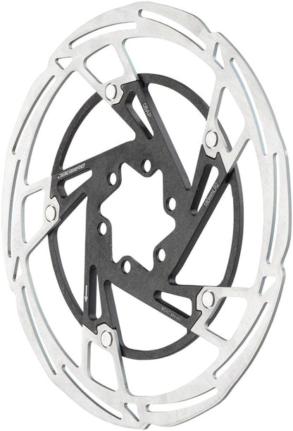 Pro LR2 Disc Brake Rotor - 160mm 6-Bolt Silver/Black - Bicycle Warehouse