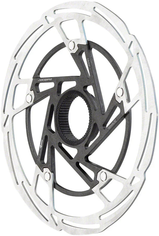 Pro LR2 Disc Brake Rotor - 160mm Center Lock Silver/Black - Bicycle Warehouse