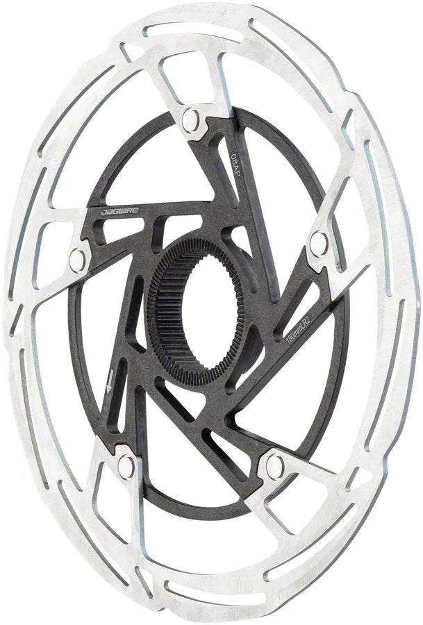 Pro LR2 Disc Brake Rotor - 140mm Center Lock Silver/Black - Bicycle Warehouse