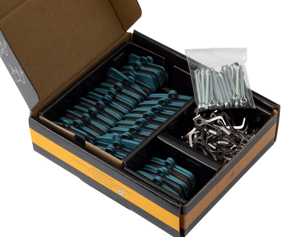 Sport Organic Disc Brake Pads Shimano XTR M9120 XT M8120 SLX M7120 Saint M820 MT520 MT420 Box of 25 Pairs - Bicycle Warehouse