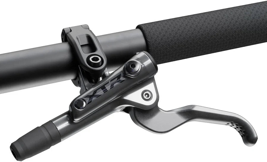 Shimano XTR M9200 XC Disc Brake Lever - Left/Front Post Mount 2-Piston Caliper SM-BH90-SS Hose Metal Pads Gray - Bicycle Warehouse