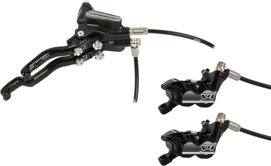 Tech 3 V4 Duo Disc Brake Lever - Right Hand Front Rear Hydraulic Post Mount BLK - Bicycle Warehouse