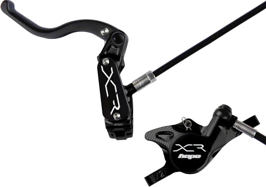 XCR Pro X2 Disc Brake and Lever Set - Front Hydraulic Post Mount Black - Bicycle Warehouse