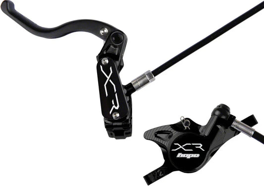 XCR Pro X2 Disc Brake and Lever Set - Front Hydraulic Post Mount Black - Bicycle Warehouse