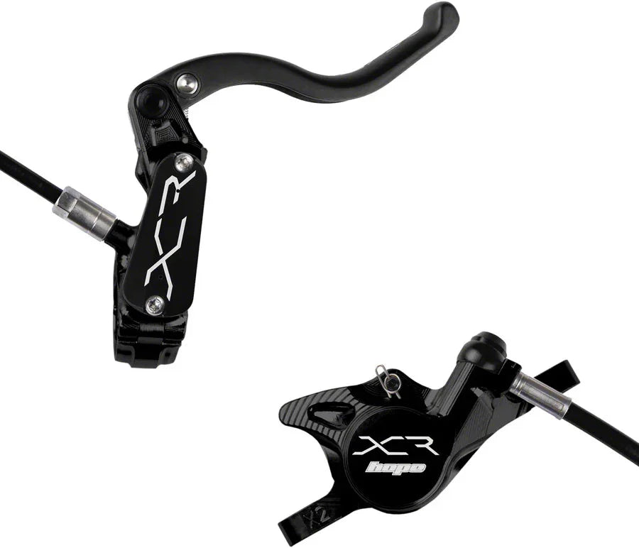 XCR Pro X2 Disc Brake and Lever Set - Rear Hydraulic Post Mount Black - Bicycle Warehouse