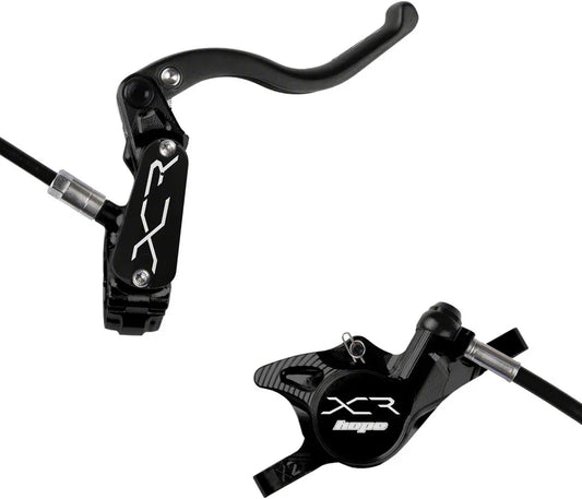 XCR Pro X2 Disc Brake and Lever Set - Rear Hydraulic Post Mount Black - Bicycle Warehouse