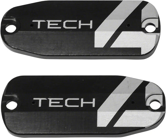 Tech 4 Brake Lever Reservoir Lid - Black Pair - Bicycle Warehouse