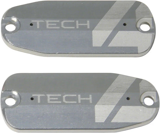 Tech 4 Brake Lever Reservoir Lid - Silver Pair - Bicycle Warehouse