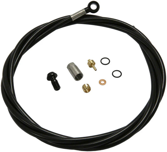 XCR Brake Hose and Connector Kit - 5mm 1600mm - Bicycle Warehouse