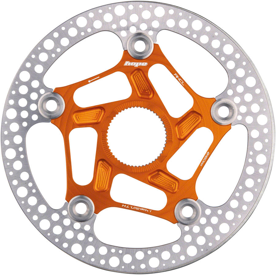 RX Disc Rotor - 160mm Center-Lock Orange - Bicycle Warehouse
