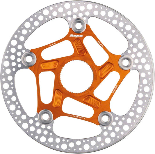 RX Disc Rotor - 160mm Center-Lock Orange - Bicycle Warehouse