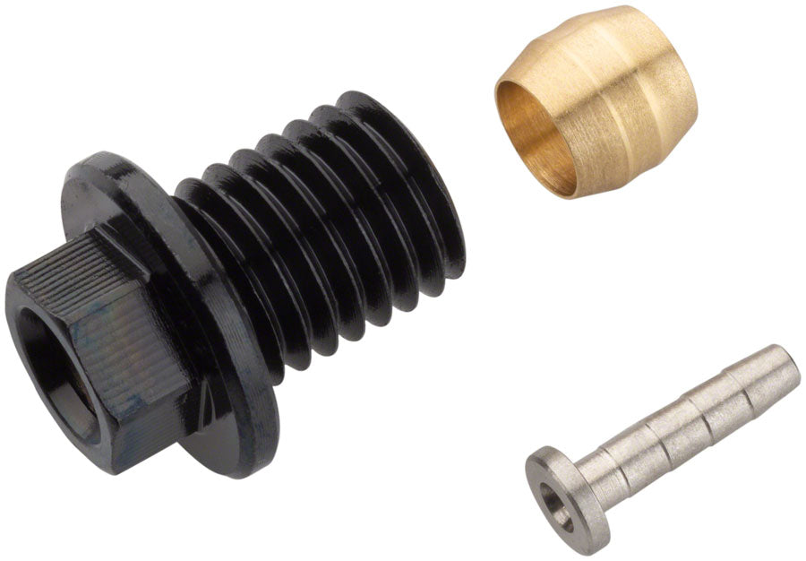 SM-BH90 Brake Hose Flange Connecting Bolt Unit Dura-Ace R9120/R9170 Levers BLK - Bicycle Warehouse