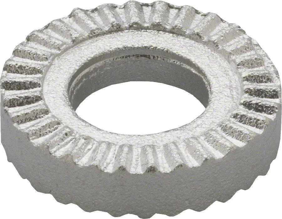 Serrated Brake Washer #6.1x13.3 SB Silver - Bicycle Warehouse