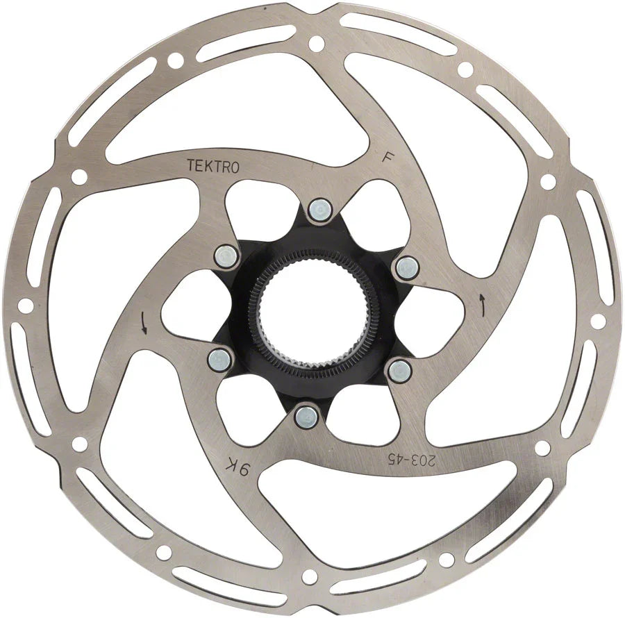 TR160-45 Disc Brake Rotor - 160mm Center-Lock 2.3mm Thickness Silver - Bicycle Warehouse