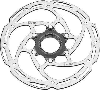 TR160-45 Disc Brake Rotor - 160mm Center-Lock 2.3mm Thickness Silver - Bicycle Warehouse