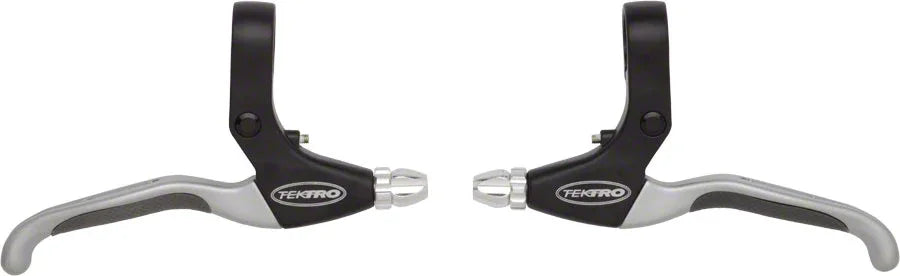 CL530-RS Linear Pull Brake Levers Black/Silver - Bicycle Warehouse