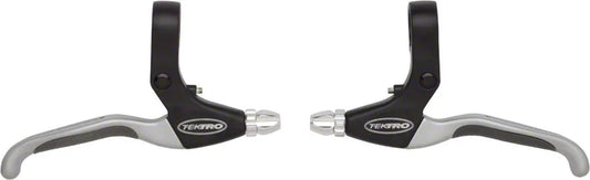 CL530-RS Linear Pull Brake Levers Black/Silver - Bicycle Warehouse