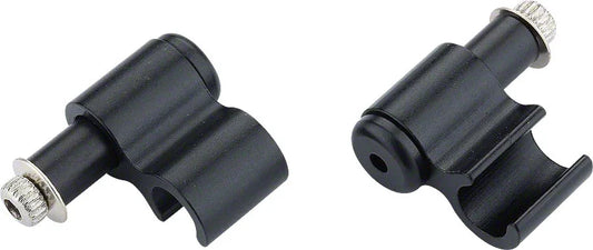 Cable Grip Black Alloy 2 Pieces - Bicycle Warehouse