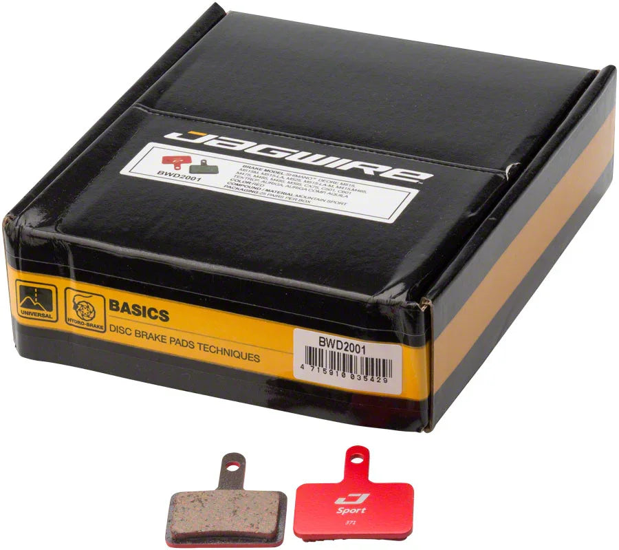 Sport Semi-Metallic Disc Brake Pads - Bulk Box For Shimano Acera M3050 Alivio M4050 Deore M515/M515-LA/M525/T615 - Bicycle Warehouse