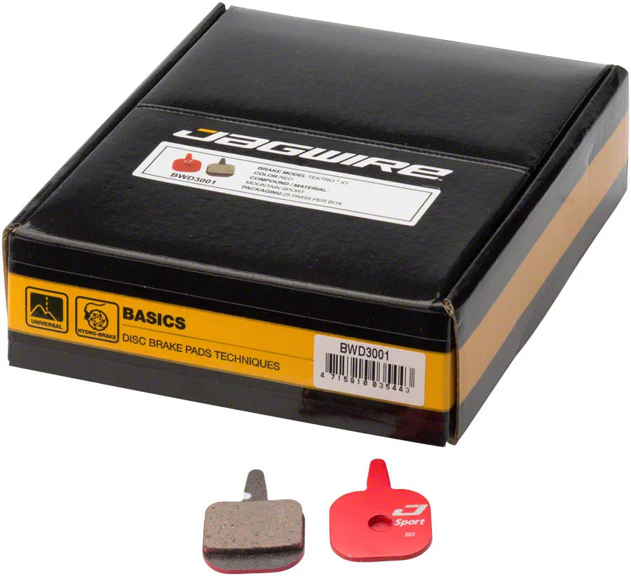 Mountain Sport Disc Brake Pads for Tektro IO: Box of 25 Pairs - Bicycle Warehouse