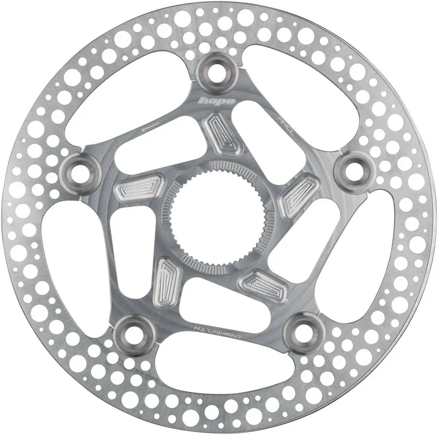 RX Disc Rotor - 140mm Center-Lock Silver - Bicycle Warehouse