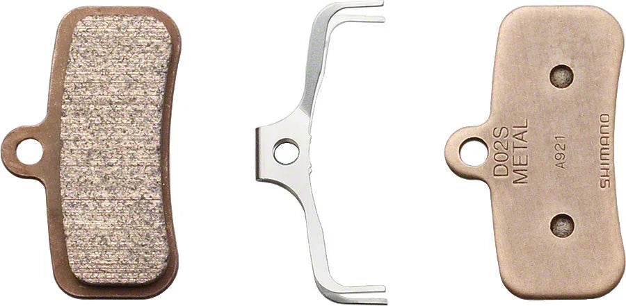 D02S-MX Disc Brake Pad Spring - Metal Compound Stainless Steel Back Plate One Pair - Bicycle Warehouse