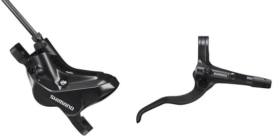 Shimano BR-MT420 Disc Brake BL-MT401 Lever - Rear Hydraulic 4-Piston Post Mount BLK - Bicycle Warehouse