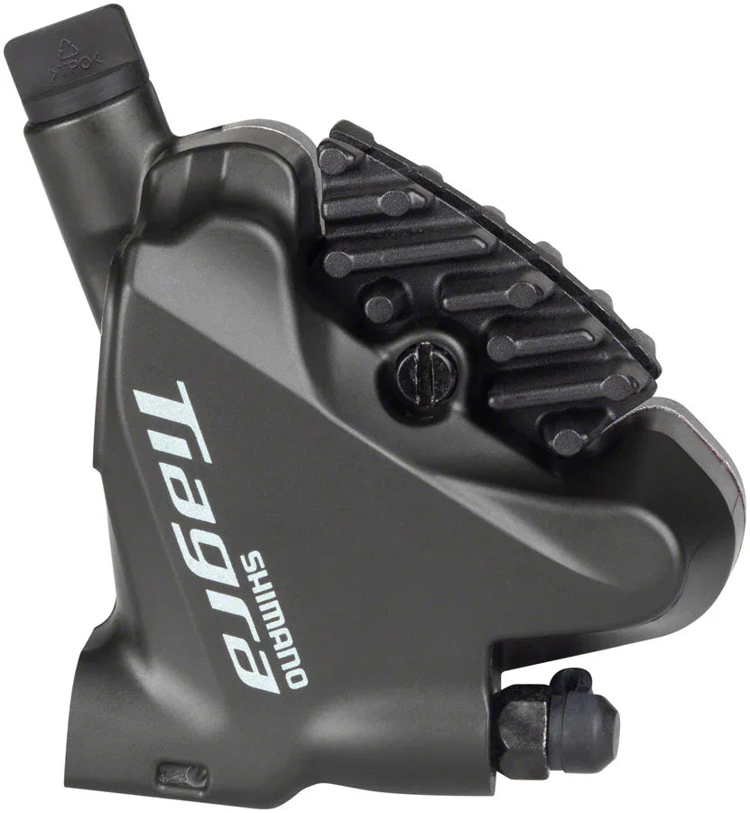 Tiagra BR-4770 Rear Flat-Mount Hydraulic Disc Brake Caliper Resin Pads Fins - Bicycle Warehouse