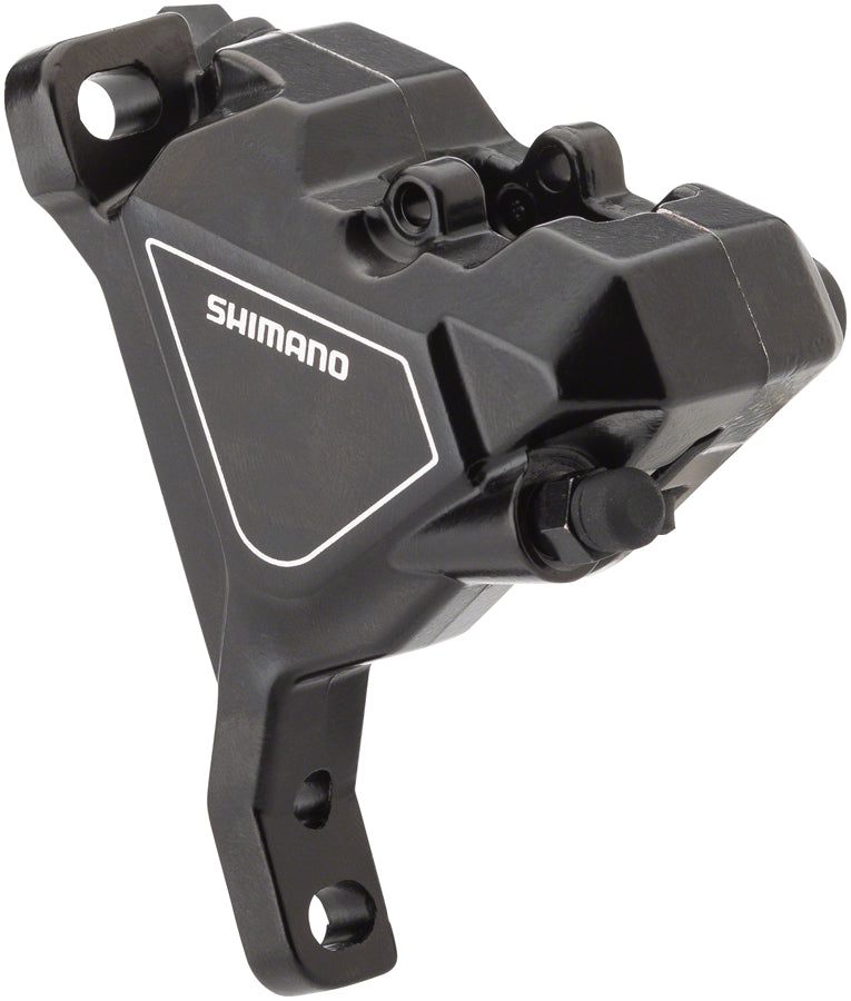 Shimano Altus BR-UR300 Front Flat-Mount Hydraulic Disc Brake Caliper Resin Padsout Fins BLK - Bicycle Warehouse
