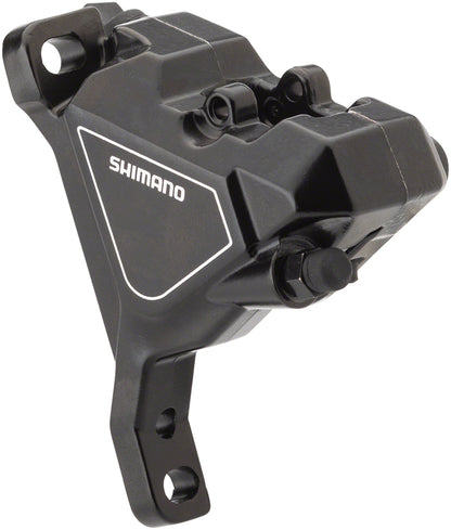 Shimano Altus BR-UR300 Front Flat-Mount Hydraulic Disc Brake Caliper Resin Padsout Fins BLK - Bicycle Warehouse