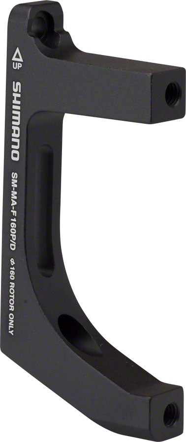 F160P/D Disc Brake Adaptor 160mm Rotor 74mm Caliper Flat- Mount Fork - Bicycle Warehouse