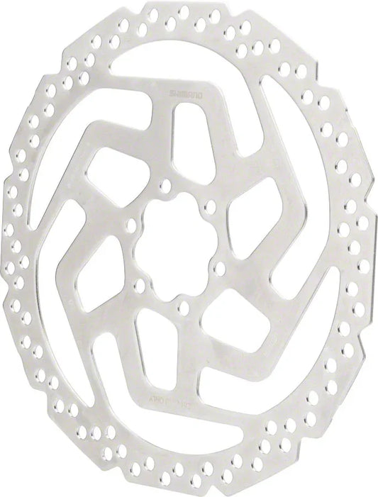 Tourney SM-RT26-MP Disc Brake Rotor - 180mm 6-Bolt Resin Pads Only Silver - Bicycle Warehouse