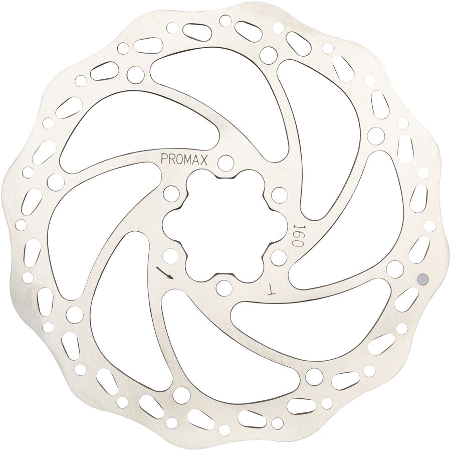 Sport S1 Disc Brake Rotor - 160mm 6-Bolt Silver - Bicycle Warehouse