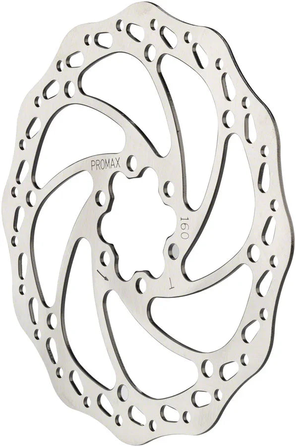 Sport S1 Disc Brake Rotor - 160mm 6-Bolt Silver - Bicycle Warehouse