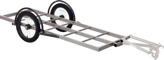 Bill Trailer: Long Bed 16" Wheels Gray - Bicycle Warehouse