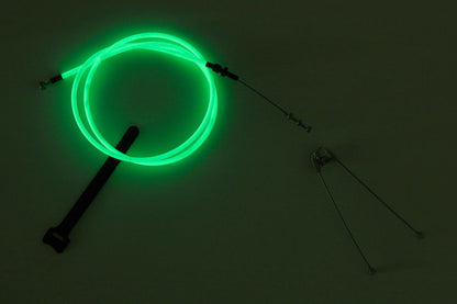 Odyssey Adjustable Linear Quik-Slic Kable Brake Cable - 1.5mm Glow White - Bicycle Warehouse