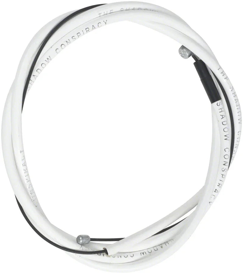 The Shadow Conspiracy Linear Brake Cable - White - Bicycle Warehouse