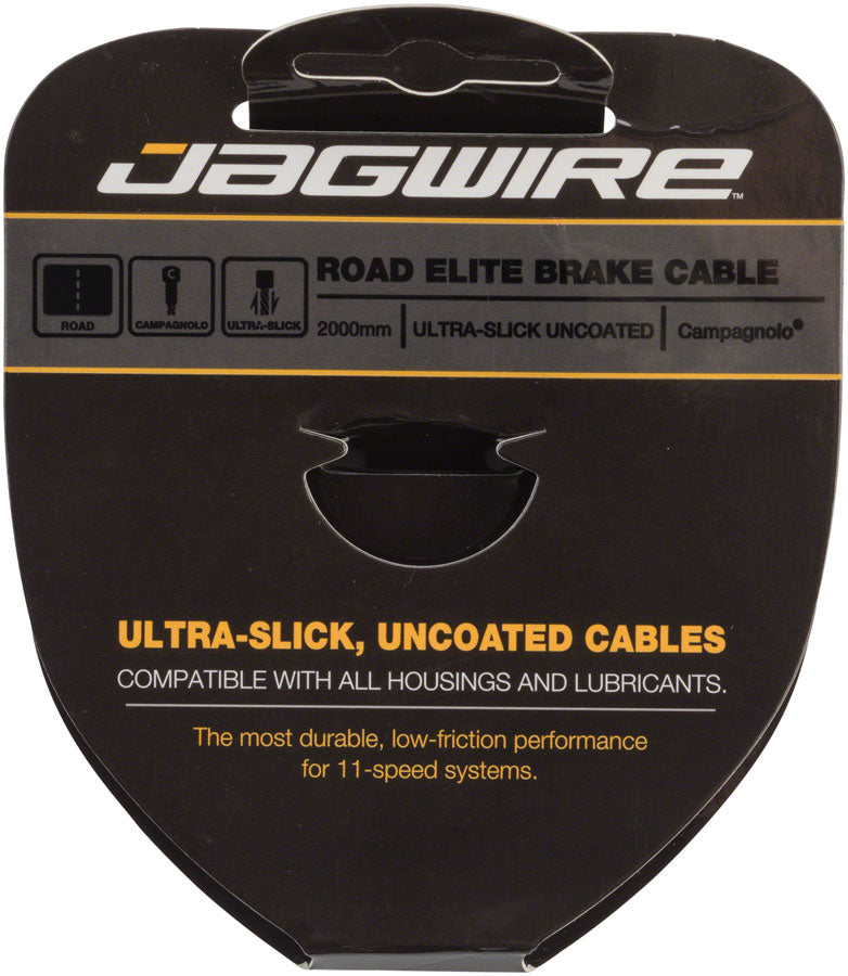 Elite Ultra-Slick Brake Cable 1.5x2000mm Polished Slick Stainless Campagnolo - Bicycle Warehouse