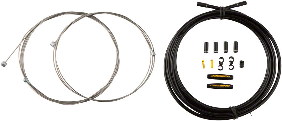 Universal Sport Brake Cable Kit Braided White - Bicycle Warehouse