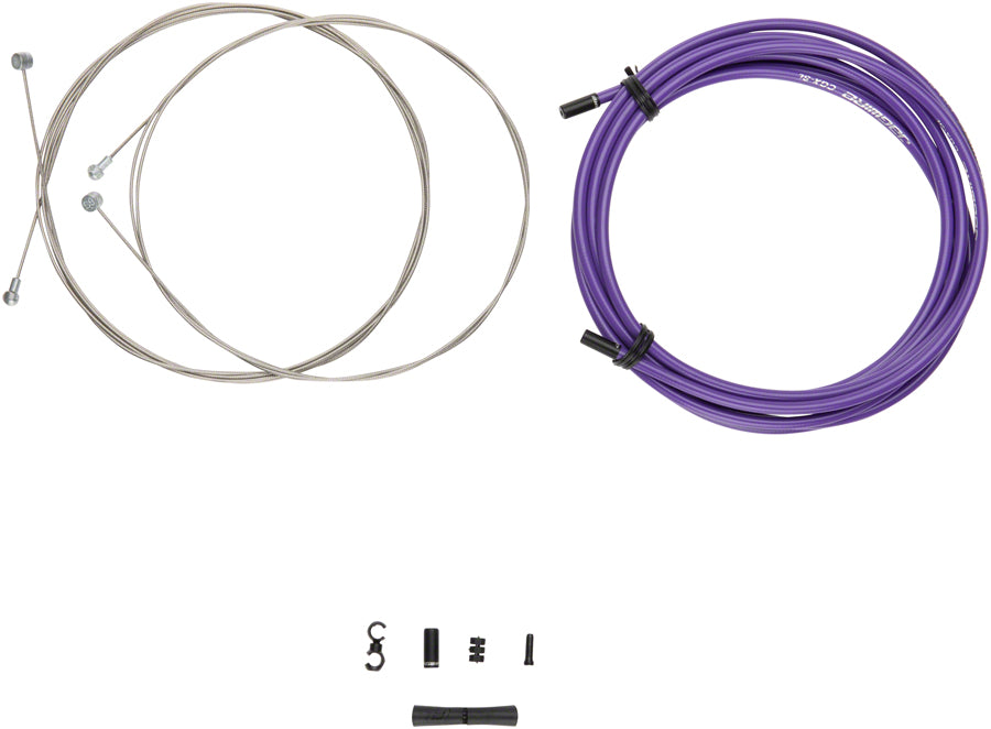 Universal Sport Brake Cable Kit Purple - Bicycle Warehouse