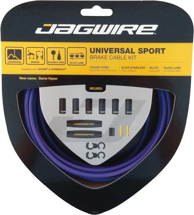 Universal Sport Brake Cable Kit Purple - Bicycle Warehouse