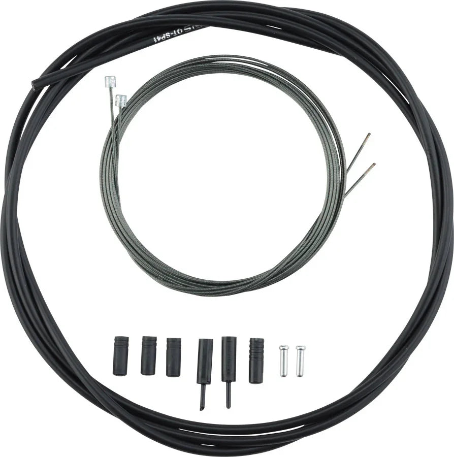 Road Optislick Derailleur Cable and Housing Set Black - Bicycle Warehouse