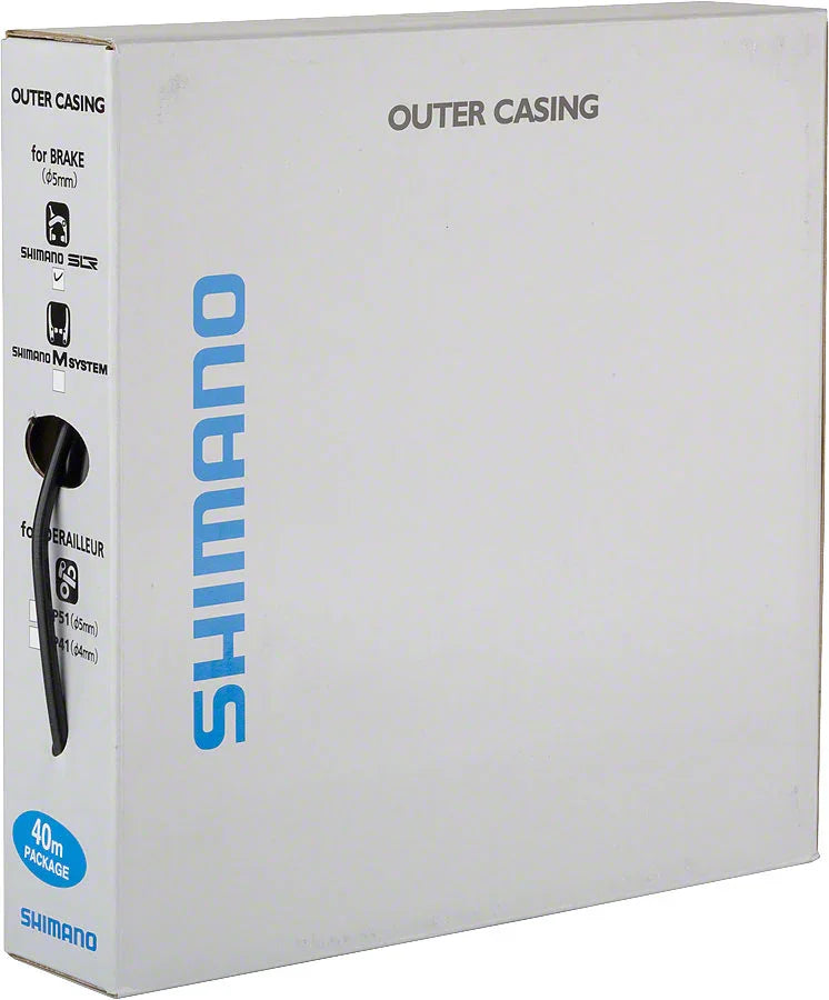 SLR Brake Housing 5mm x 40m Black - Bicycle Warehouse