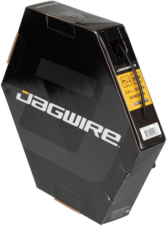 Jagwire 5mm Sport Brake Housing with Slick-Lube Liner 50M File Box Black - Bicycle Warehouse